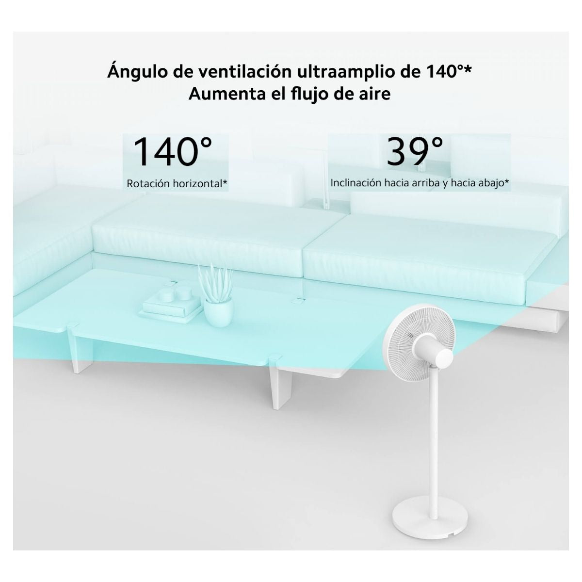 Xiaomi Ventilador Inteligente Mi Smart Standing Fan 2 EU