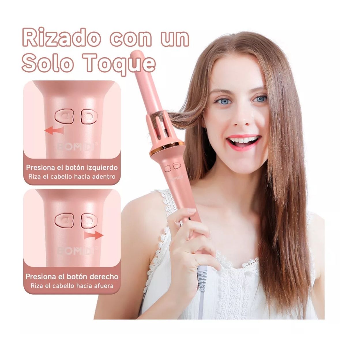 Bomidi - Ondulador Rizador de Cabello Modelo HC02