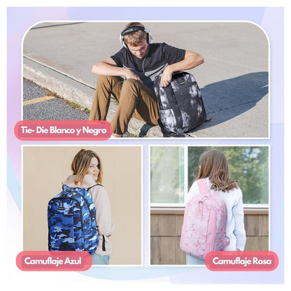 Mommore Mochila Grande para Niños Educación Básica 28L