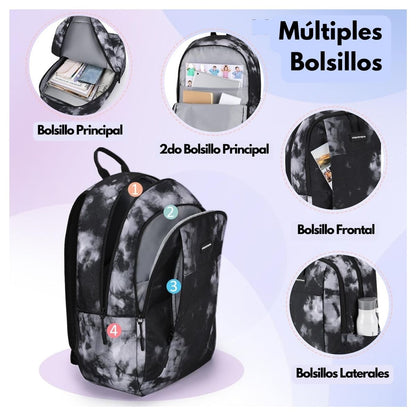 Mommore Mochila Grande para Niños Educación Básica 28L