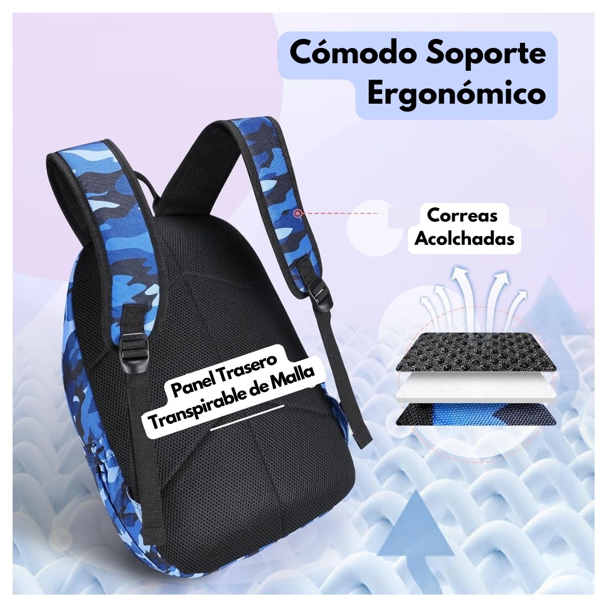 Mommore Mochila Grande para Niños Educación Básica 28L