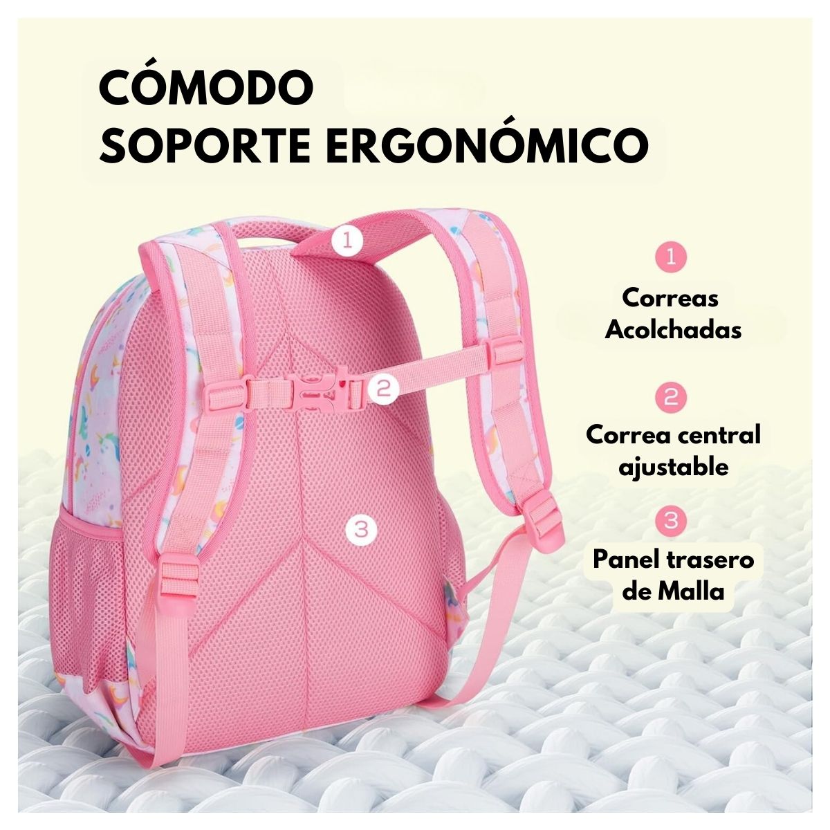 Mommore Mochila 2 en 1 para Niños Pequeños 12L