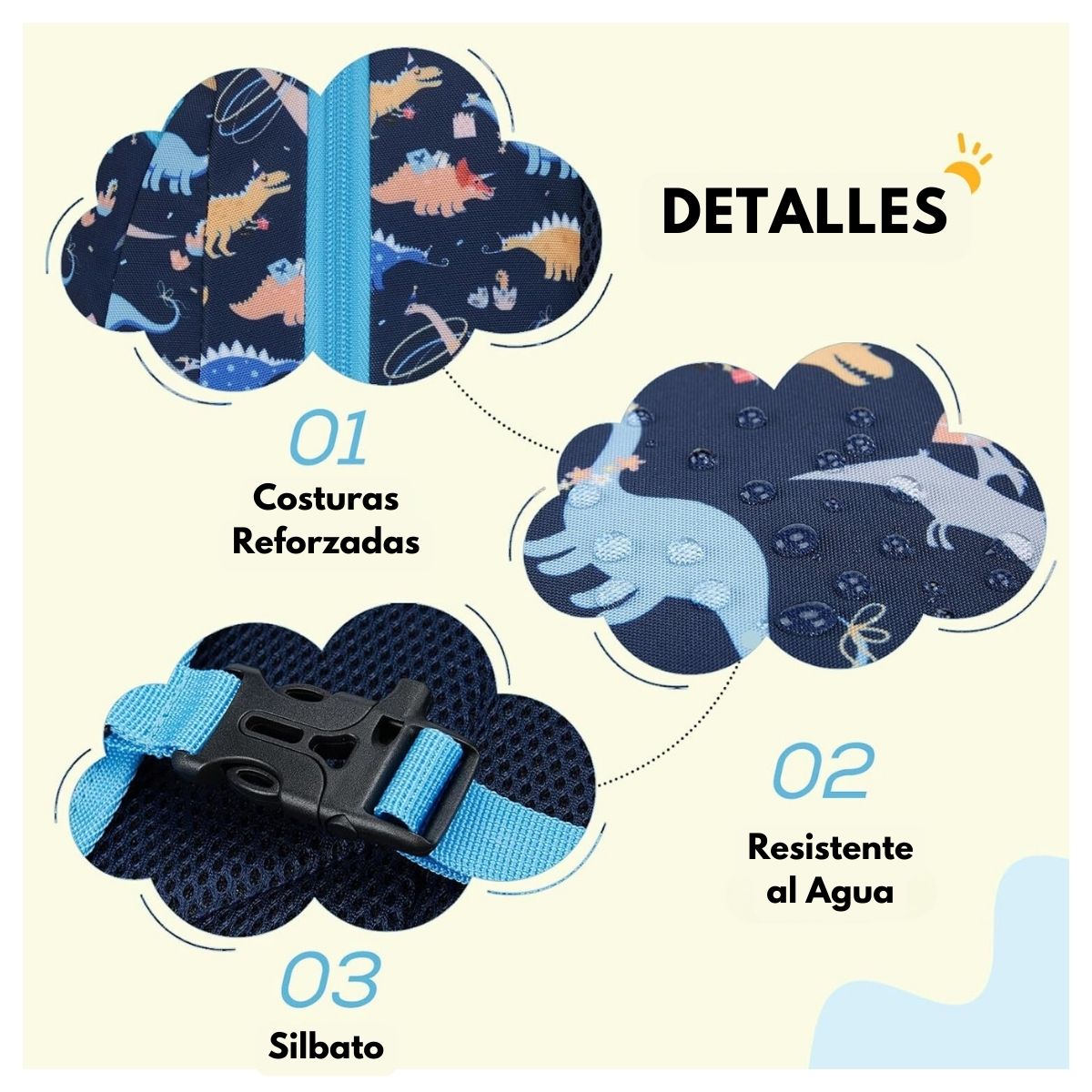 Mommore Mochila 2 en 1 para Niños Pequeños 12L