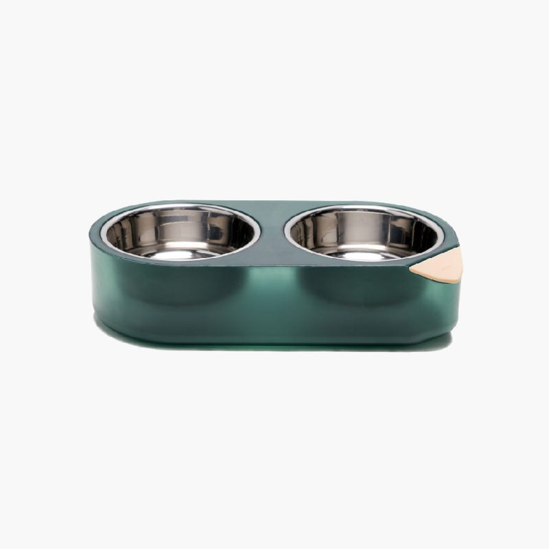 Pidan® Plato Doble Acero Inoxidable Mascotas Pequeñas S