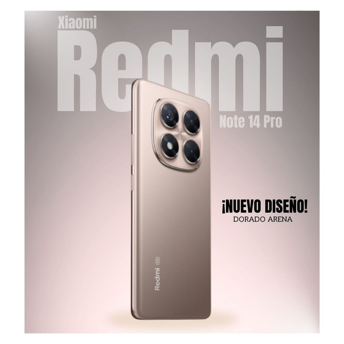 Xiaomi Redmi Note 14 Pro Red 5G 8GB de RAM + 256GB de Memoria