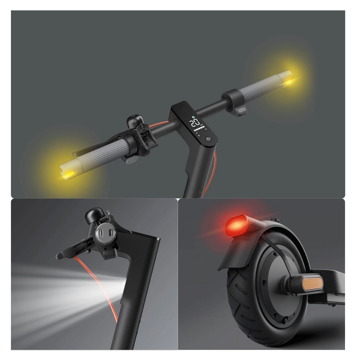 Xiaomi Scooter Eléctrico 5 Plegable 60km Autonomía 700W - imagen 6