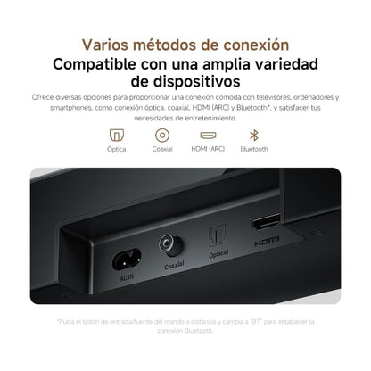 Xiaomi Barra de Sonido Soundbar 2.0 ch Bluetooth 5.0 84W - imagen 4