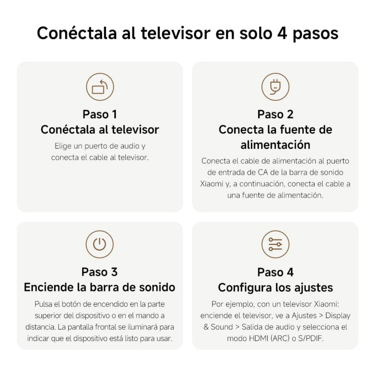 Xiaomi Barra de Sonido Soundbar 2.0 ch Bluetooth 5.0 84W - imagen 9