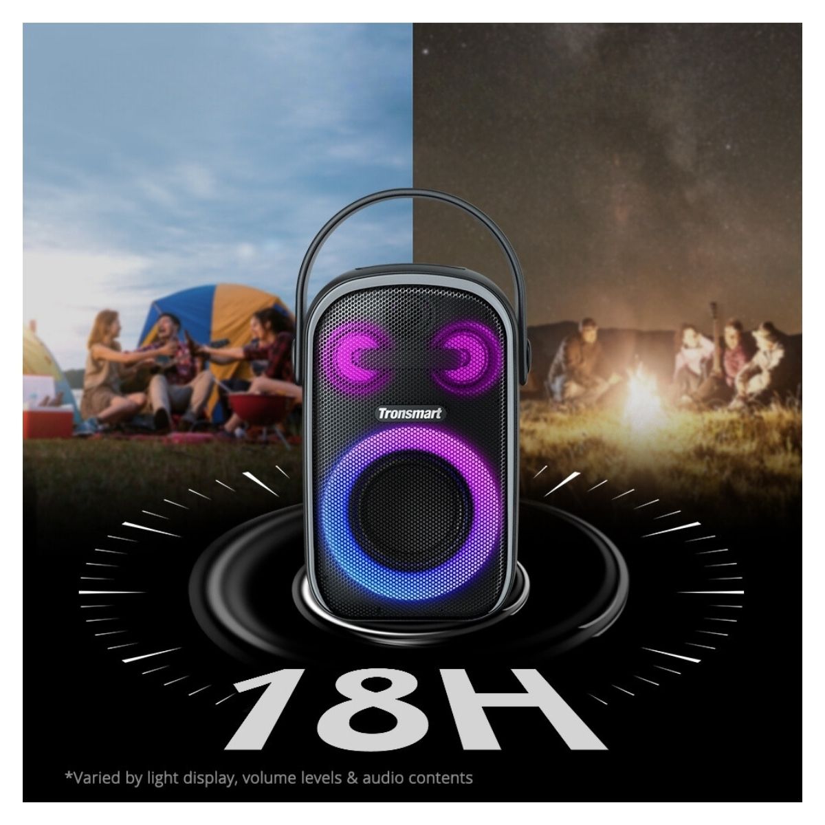 Tronsmart Parlante Portátil para Fiestas Halo 100 con Iluminación - imagen 4