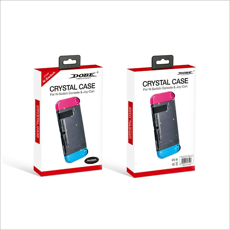 Dobe Carcasa Transparente Rígida Switch + Joy-Con Gamer