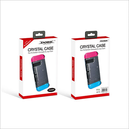 Dobe Carcasa Transparente Rígida Switch + Joy-Con Gamer