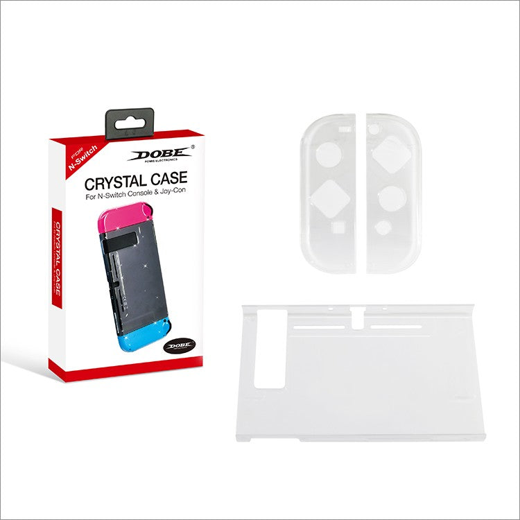 Dobe Carcasa Transparente Rígida Switch + Joy-Con Gamer