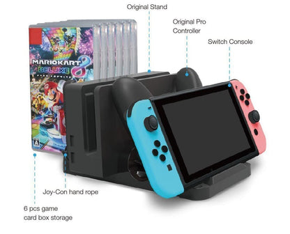 Dobe Base de Carga Multifuncional Switch y Control Pro