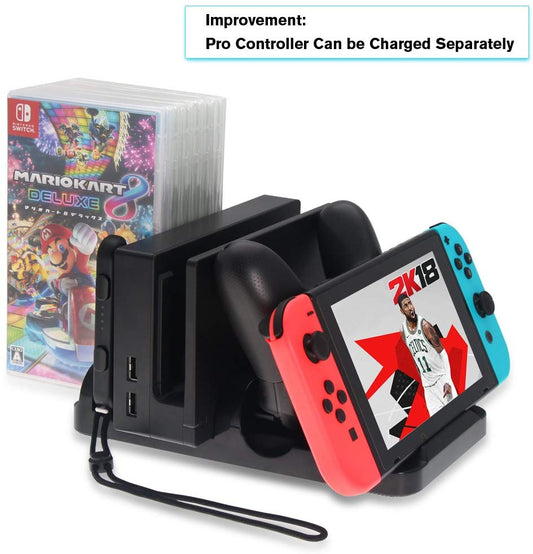 Dobe Base de Carga Multifuncional Switch y Control Pro