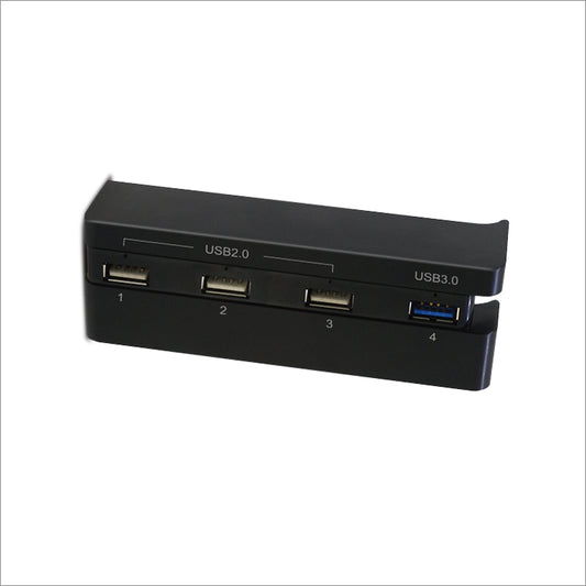 Dobe Hub USB 4 Puertos para PS4 - Expande Conexiones Negro