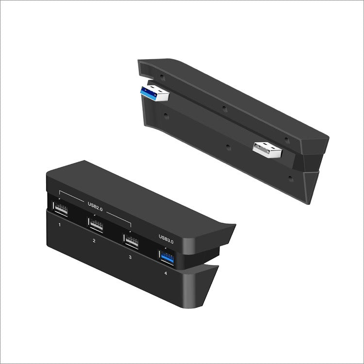 Dobe Hub USB 4 Puertos para PS4 - Expande Conexiones Negro - imagen 2
