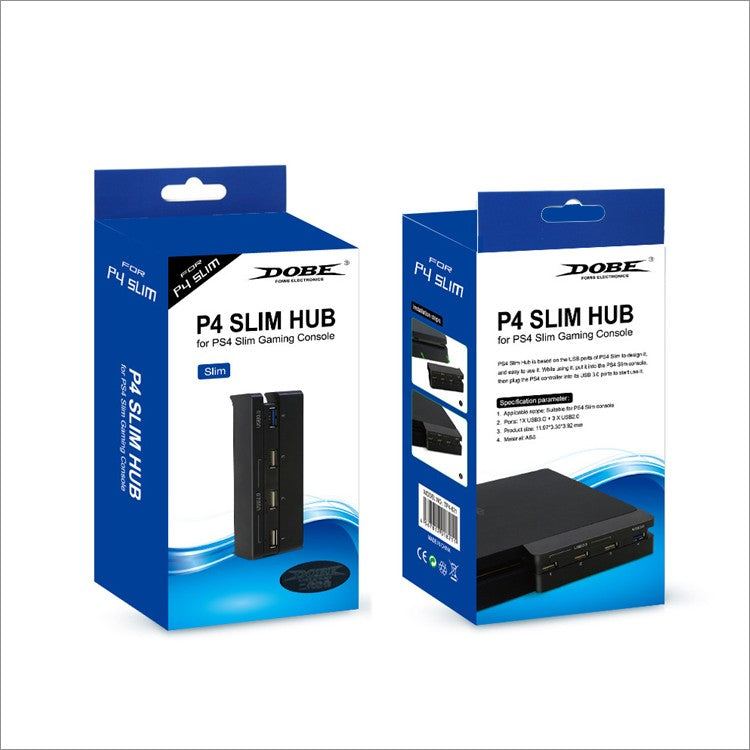 Dobe Hub USB 4 Puertos para PS4 - Expande Conexiones Negro - imagen 5