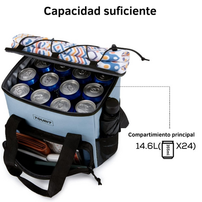 Tourit Cooler Bag refrigerador aislado portátil de 14L
