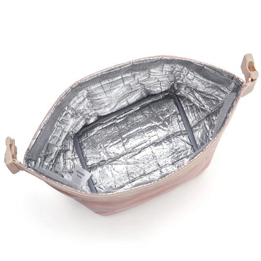 Tourit Lonchera Térmica Plegable de Apertura Amplia 5L a 10L Rosa