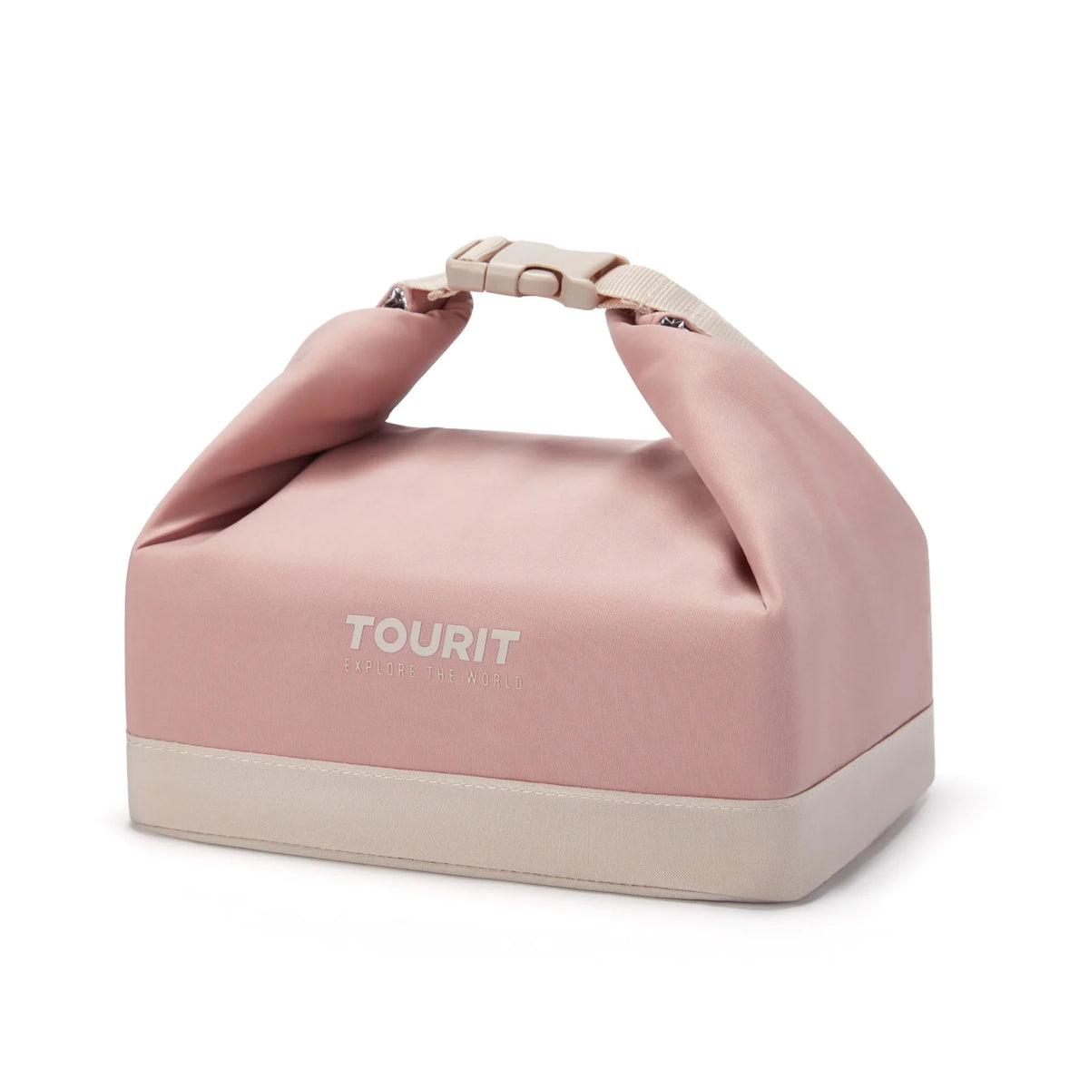 Tourit Lonchera Térmica Plegable de Apertura Amplia 5L a 10L Rosa - imagen 3