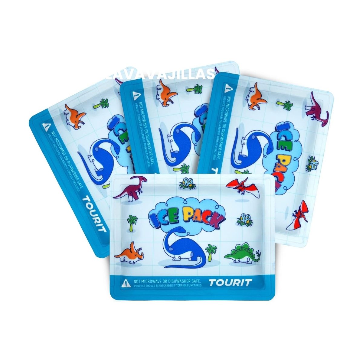 Tourit Hielos Reutilizables para Niños Pack x4