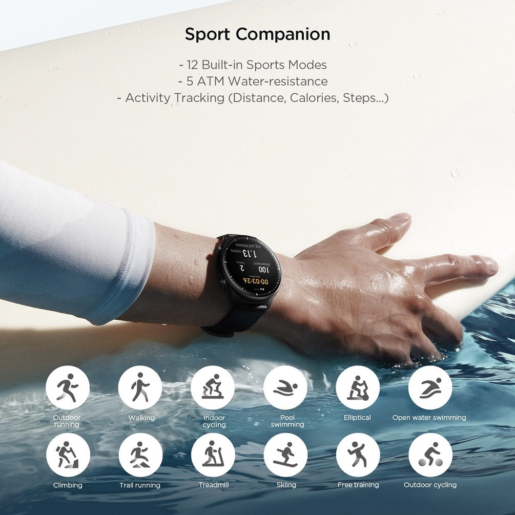 Amazfit Smartwatch GTR 2 Negro - Versión Clásica